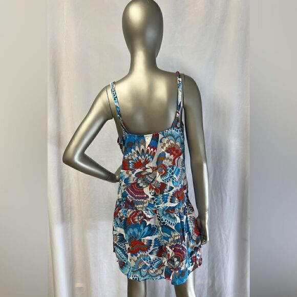 Quicksilver Dress Bird Print Swim Cover Up Size M - Picture 3 of 5